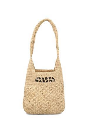 Beige raffia tote bag ISABEL MARANT | PP0181FAB1X17MNABK